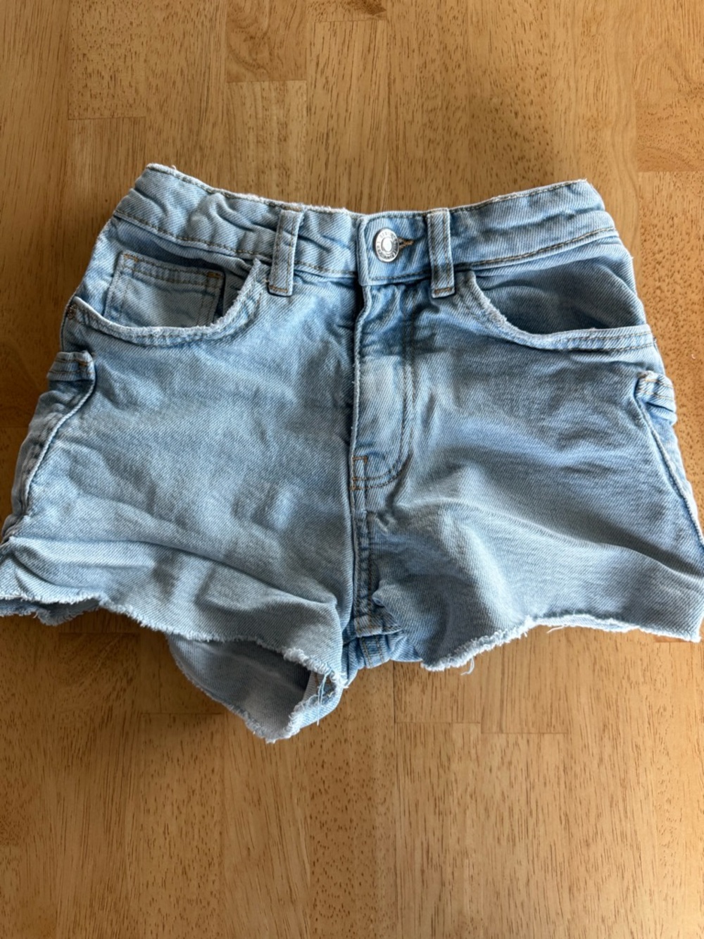 Zara Light Blue Denim Shorts